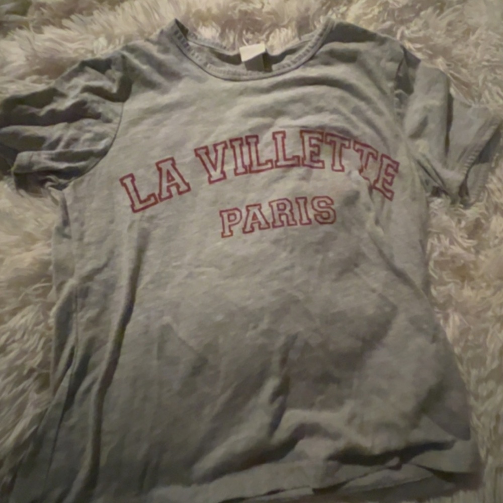 La Villette Grey T-Shirt